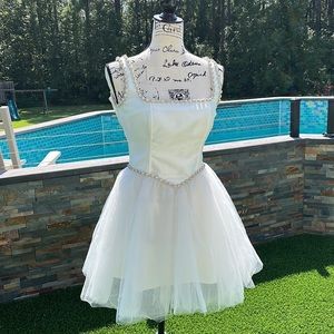 Dolls Kill Sugar Thrillz white tutu dress